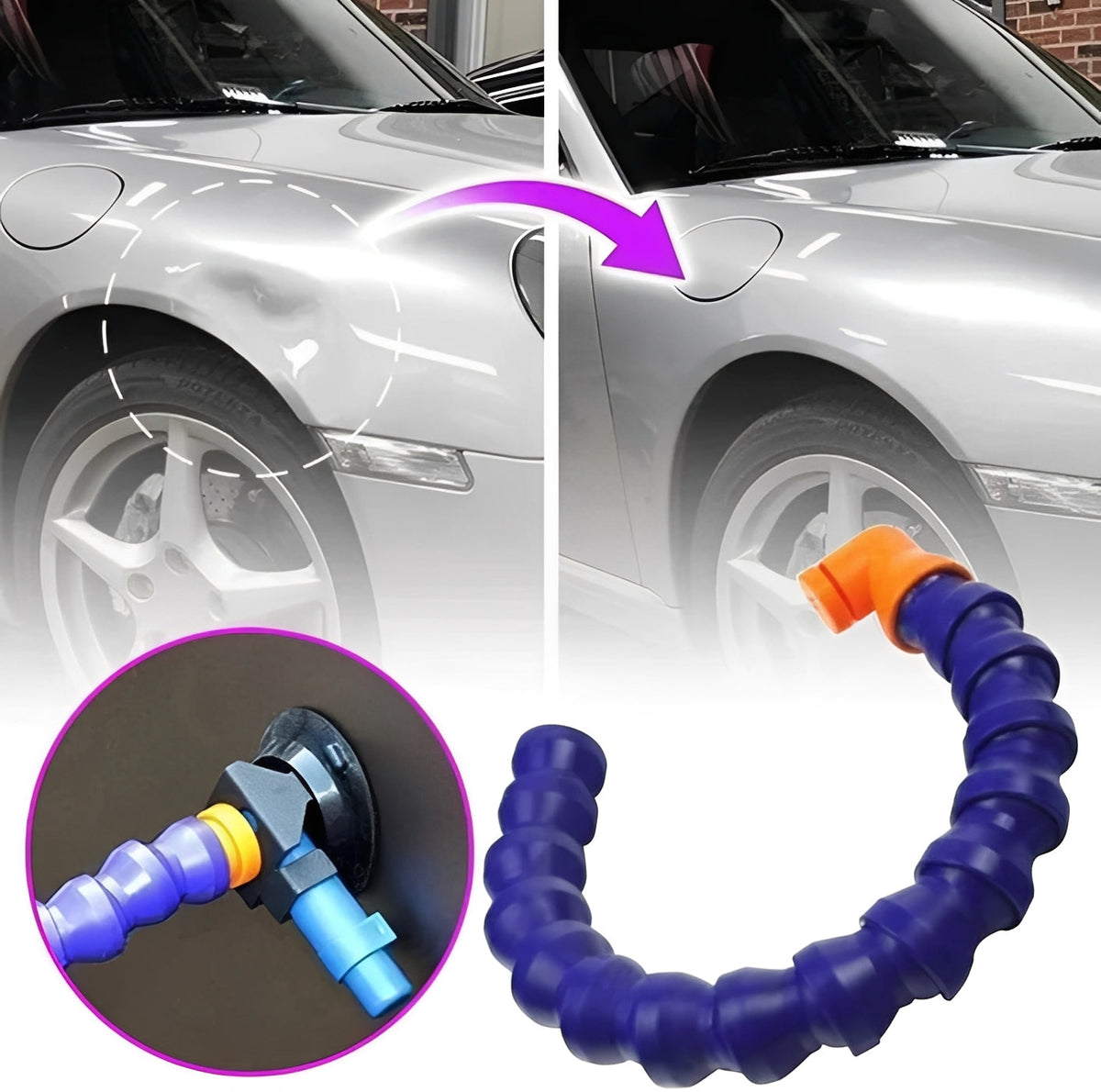 Car Body Repair Dent Puller with Manual Pump