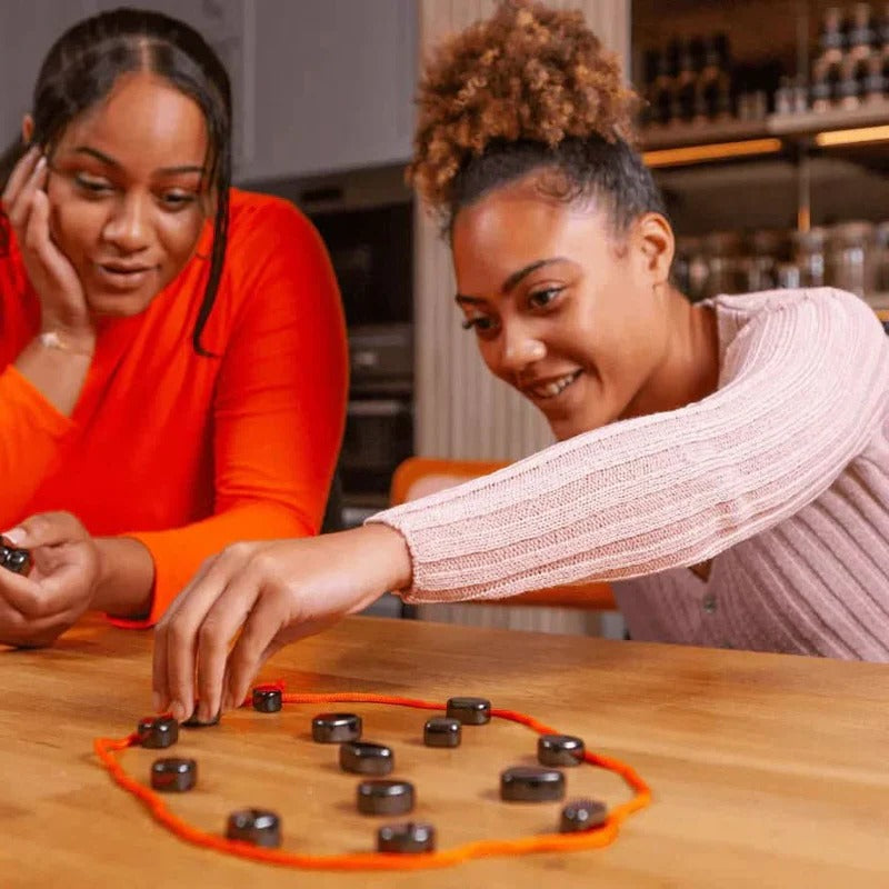 Folding Chess Set for Travel with Magnetic Board