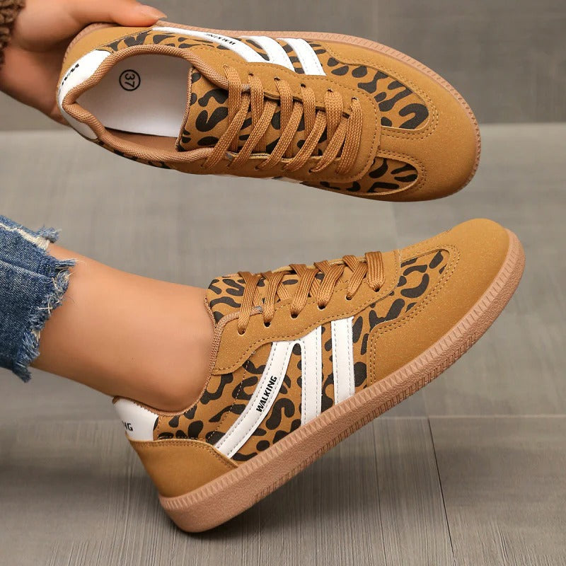 Lightweight Cushioned Sole Sneakers for Women – Casual Lace-Up Design