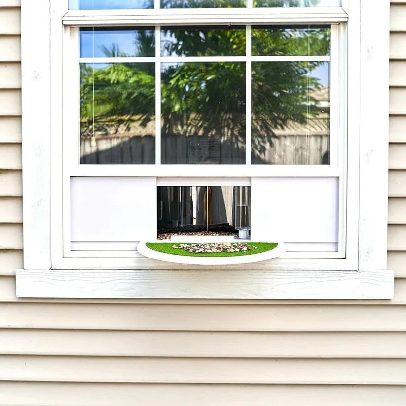 Acrylic Bird Feeder for Windows – Suction Cup Mounted Design