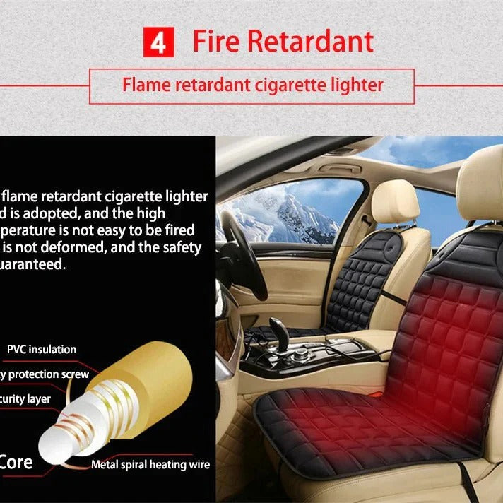 Adjustable Heated Cushion for Car Seats