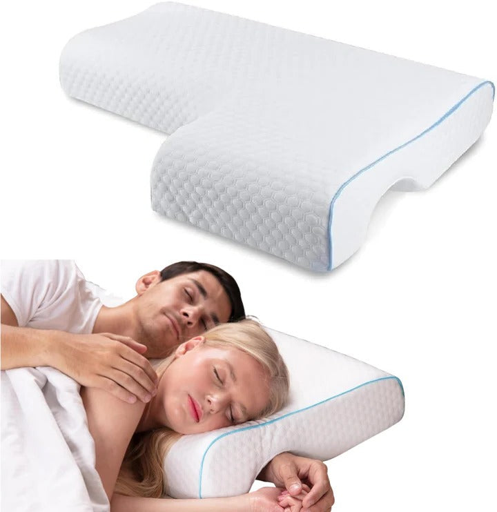 Orthopedic Support Cuddle Pillow for Couples with Arm Tunnel