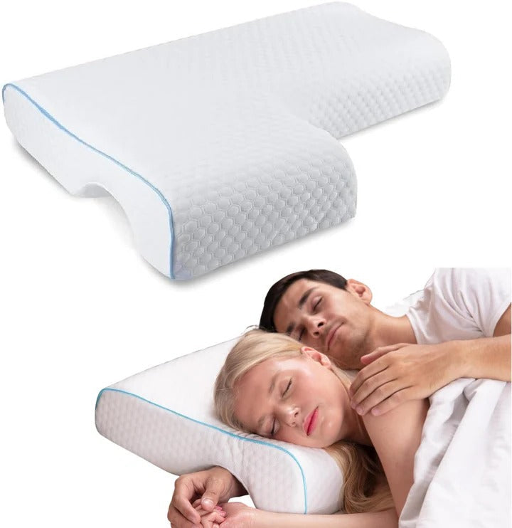 Orthopedic Support Cuddle Pillow for Couples with Arm Tunnel