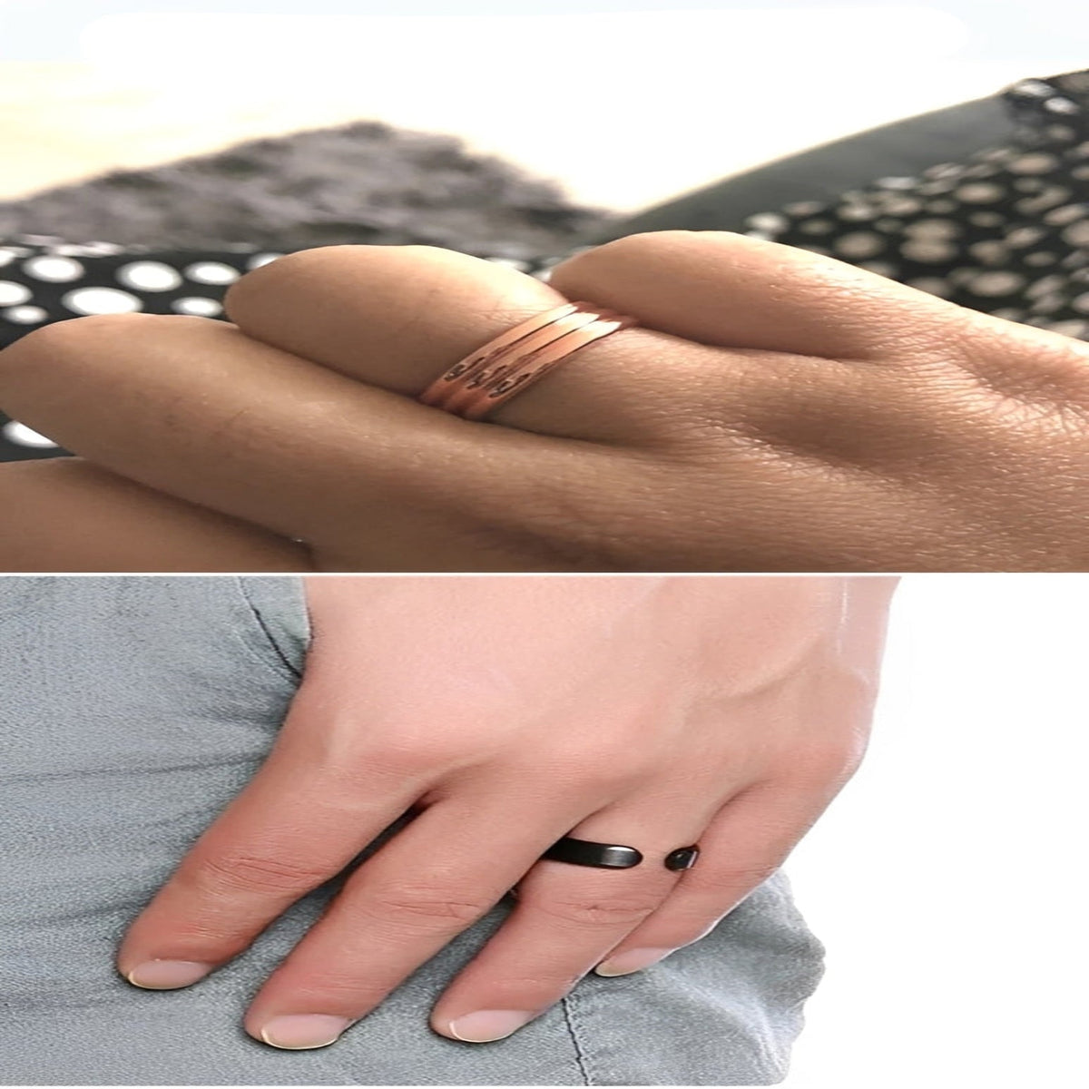 Nighttime Wear Acupressure Ring with Adjustable Fit