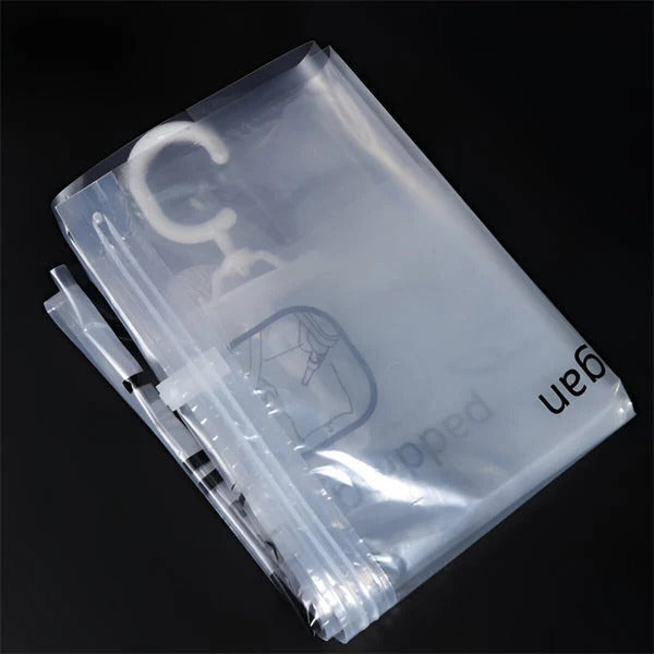 Set of 4 Vacuum Seal Storage Bags for Space-Saving Wardrobe Organization