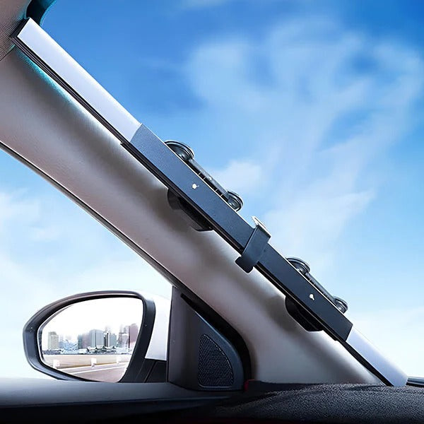 Compact Car Sunshade for Front Windshield and Side Windows