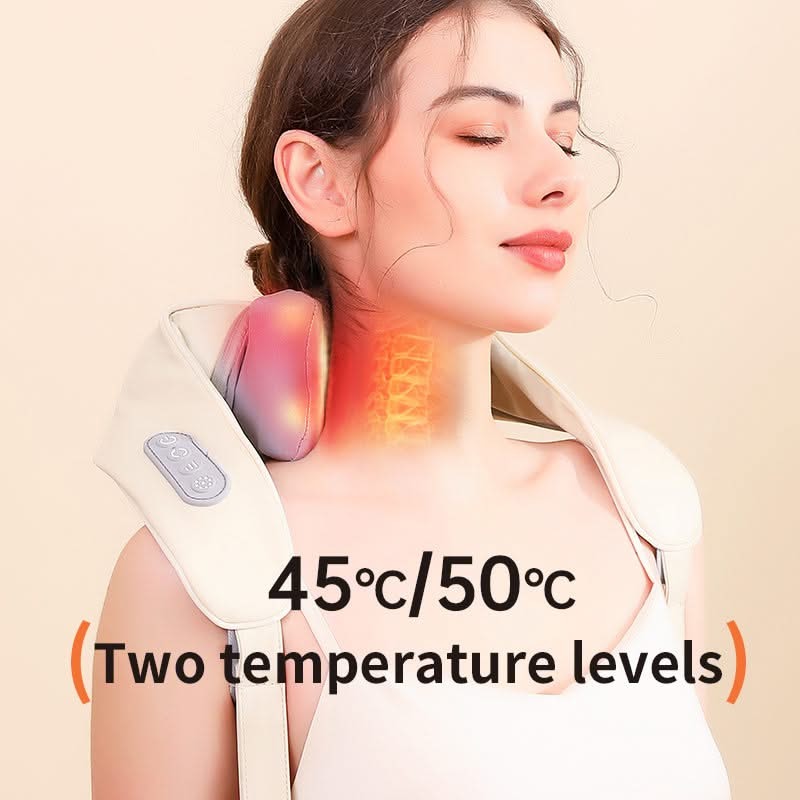 Cervical Heating Wrap with Electric Kneading Nodes for Muscle Relief