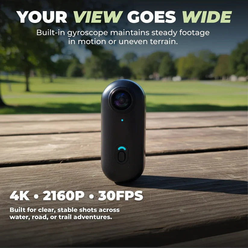4K Ultra HD Sports Camera with 128GB Memory Card – Waterproof and Portable