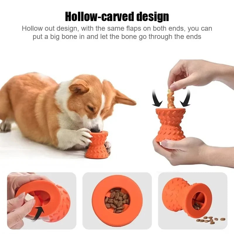 Chew Toy for Dogs featuring Treat Dispenser for Solo Play