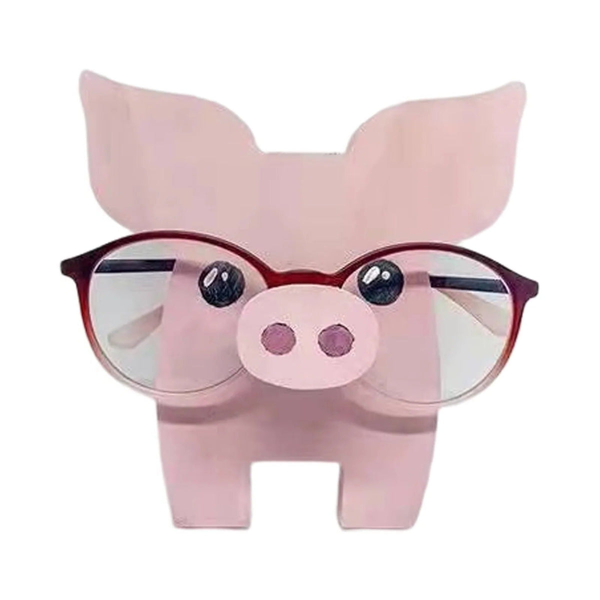 Wooden Desk Organizer in Animal Shape for Eyeglasses Storage