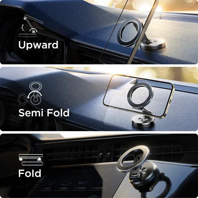 360° Rotating Magnetic Phone Mount for Cars