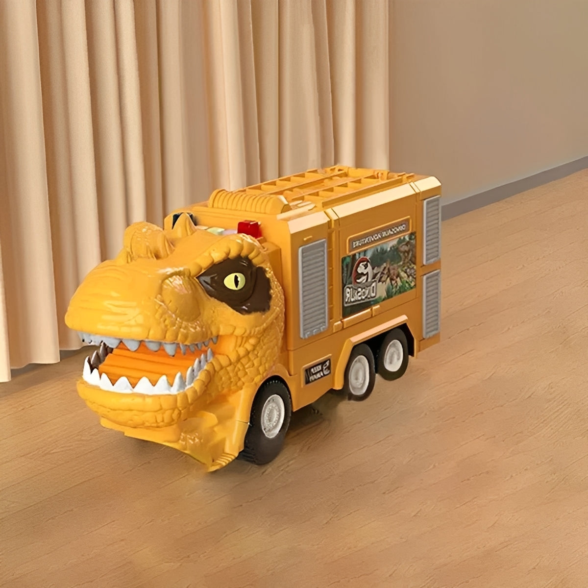 Dual Dinosaur Toy Truck - 2-in-1 Play Vehicle