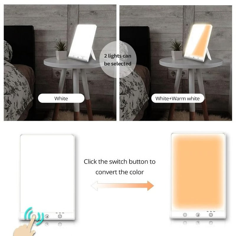 Seasonal Mood Support Light Therapy Lamp with 5V Adjustable Brightness