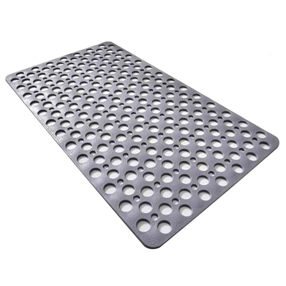 Non-Slip Shower Mat with Extra-Porous TPE to Prevent Mold