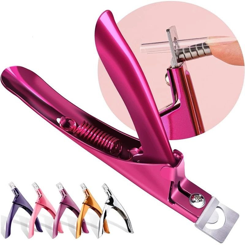 Acrylic Nail Tip Cutter in Stainless Steel