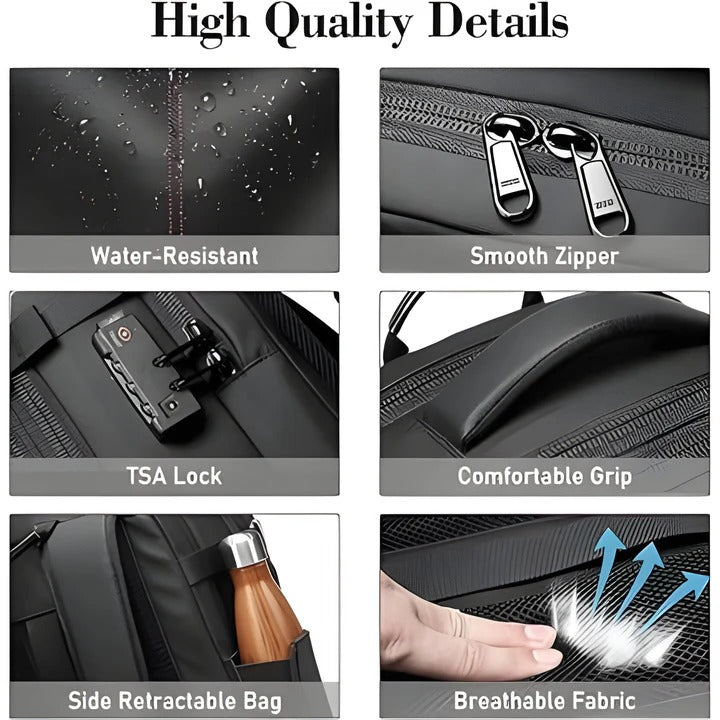 Structured Design Backpack featuring Internal Compression System