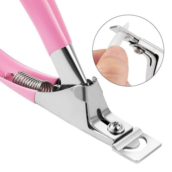 Acrylic Nail Tip Cutter in Stainless Steel