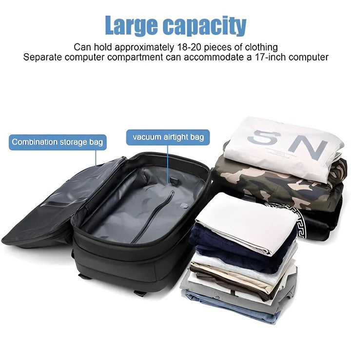 Structured Design Backpack featuring Internal Compression System
