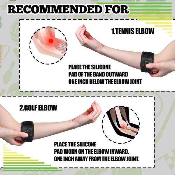 Dial Compression Adjustable Brace for Elbow Support