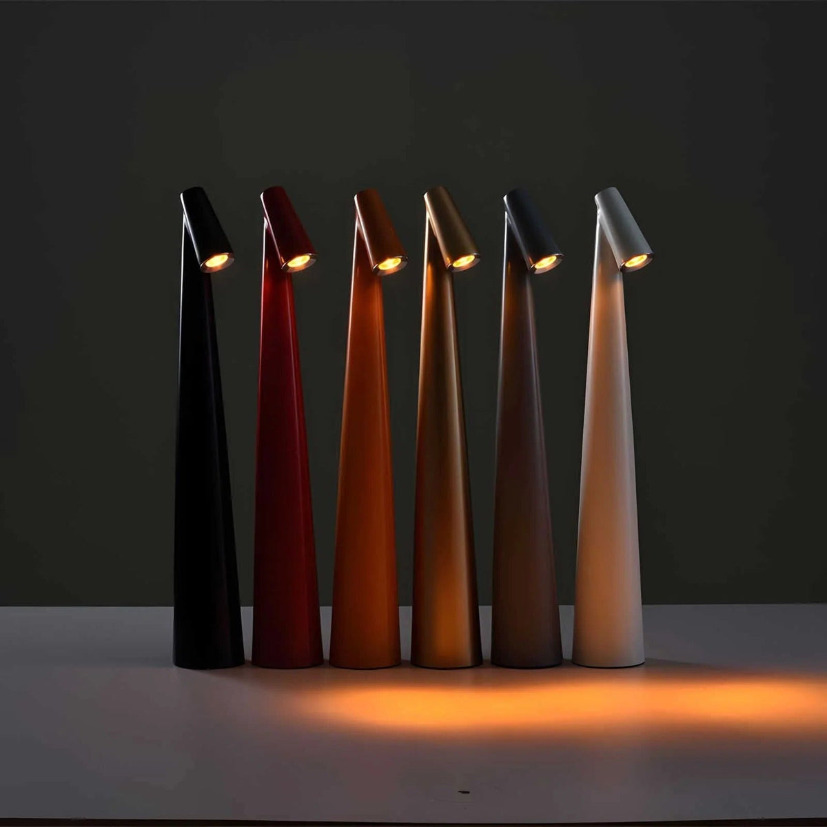 USB Charging Aluminum Desk Lamp – Cordless with 3 Brightness Levels