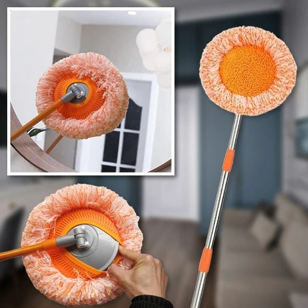 Adjustable Cleaning Head Floor Broom with 360 Degree Spin
