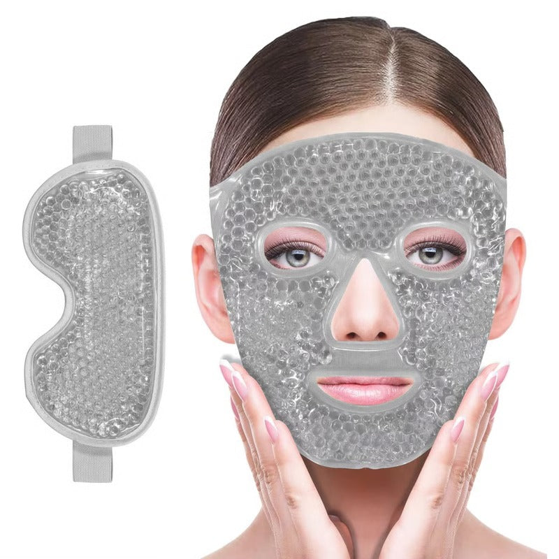 Dual Temperature Therapy Gel Face and Eye Wrap for Swelling Relief