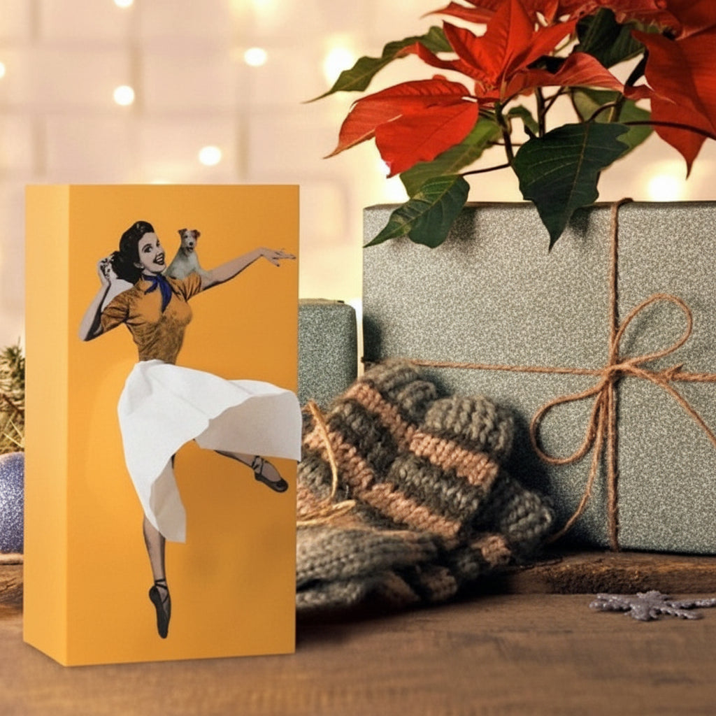 Tissue Box Cover with Skirt Design for Home Decor