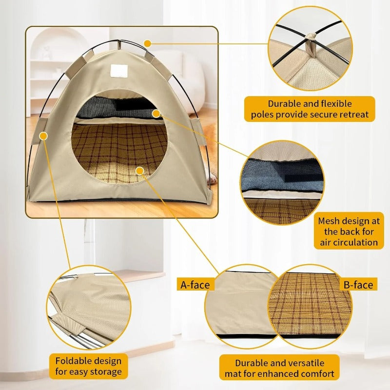 Cozy Foldable Tent for Small Dogs and Cats