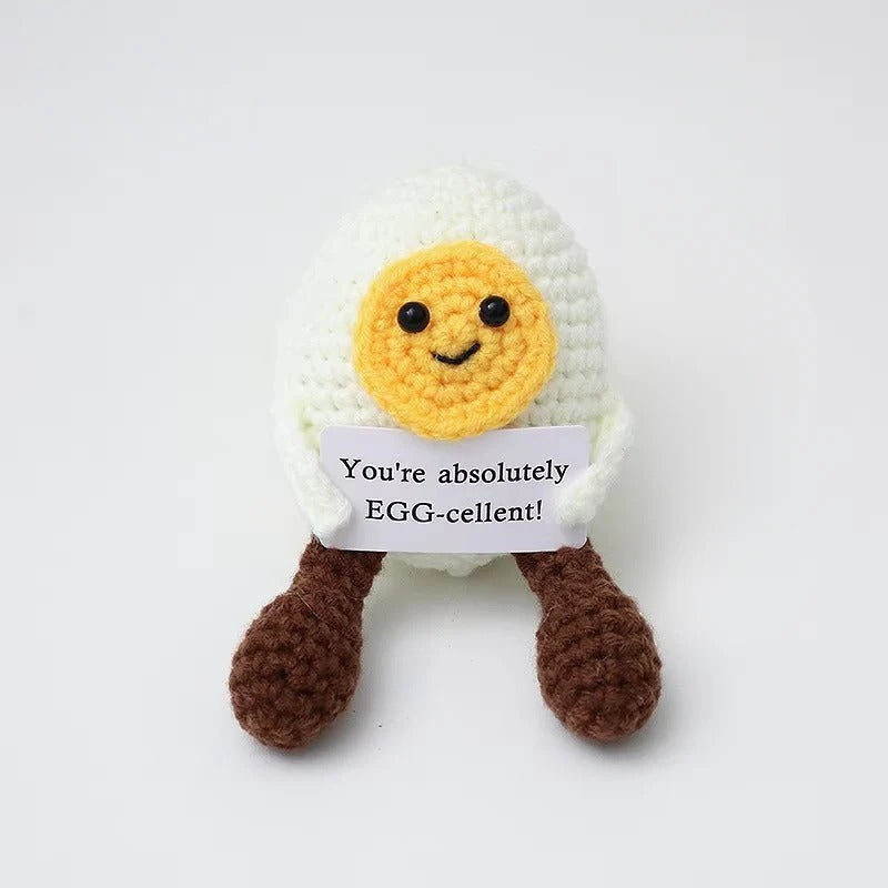 Hedgehog Plush Toy with Affirmation Card for Home Decor and Gifting