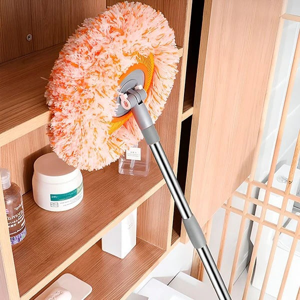 Adjustable Cleaning Head Floor Broom with 360 Degree Spin
