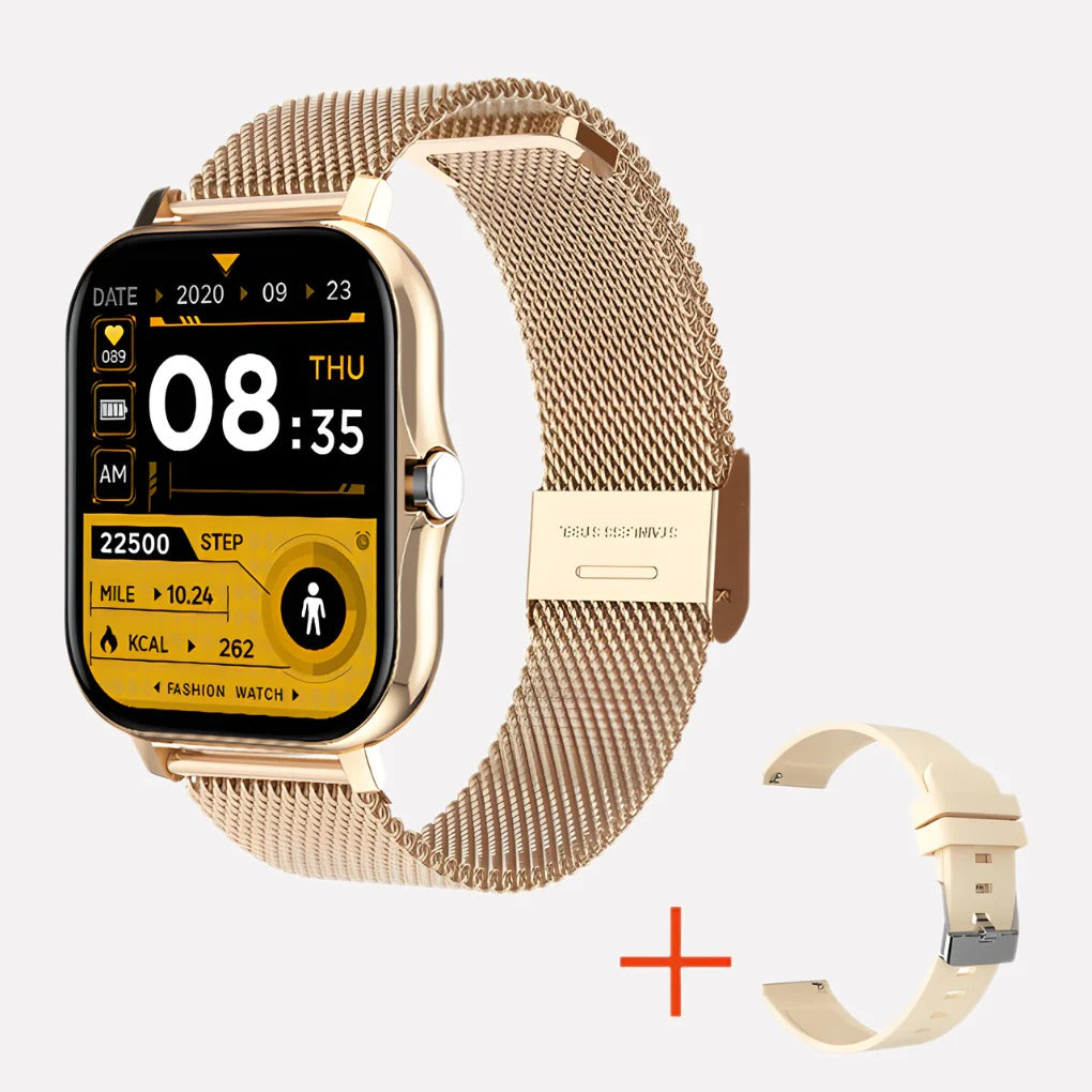 Smartwatch with GPS and Emergency Fall Detection for Daily Use
