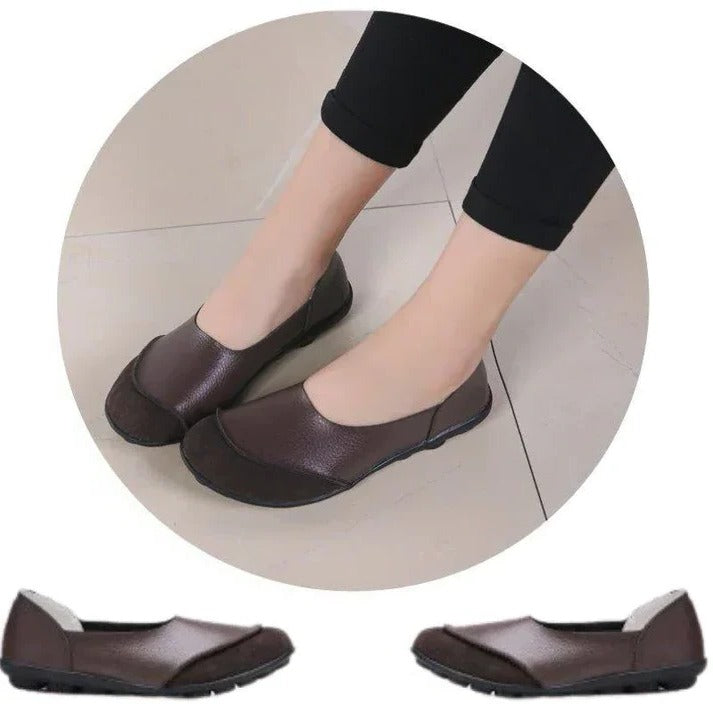 Women's Wide Fit Suede Moccasin Slippers with Comfortable Insole