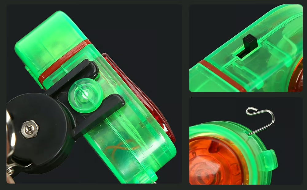LED and Vibration Electronic Bite Alert Indicator
