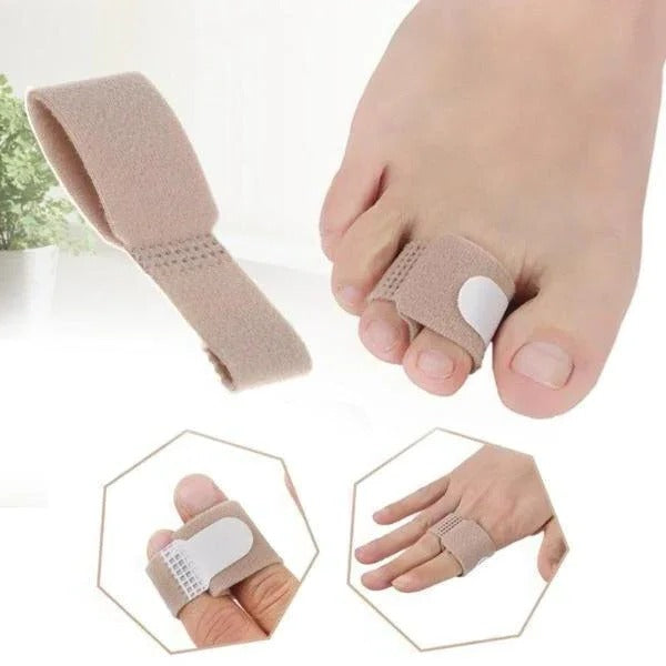 Toe Cushion Pad with Gel for Knuckles and Straightening Loop