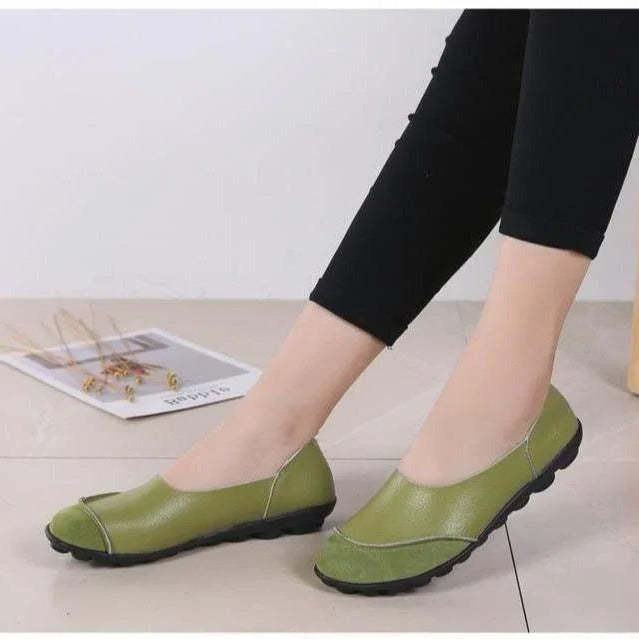 Women's Wide Fit Suede Moccasin Slippers with Comfortable Insole