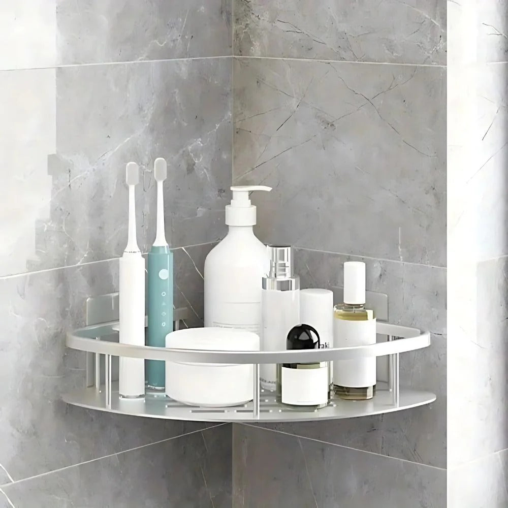 Corner Shower Organizer for Bathroom Space Saving