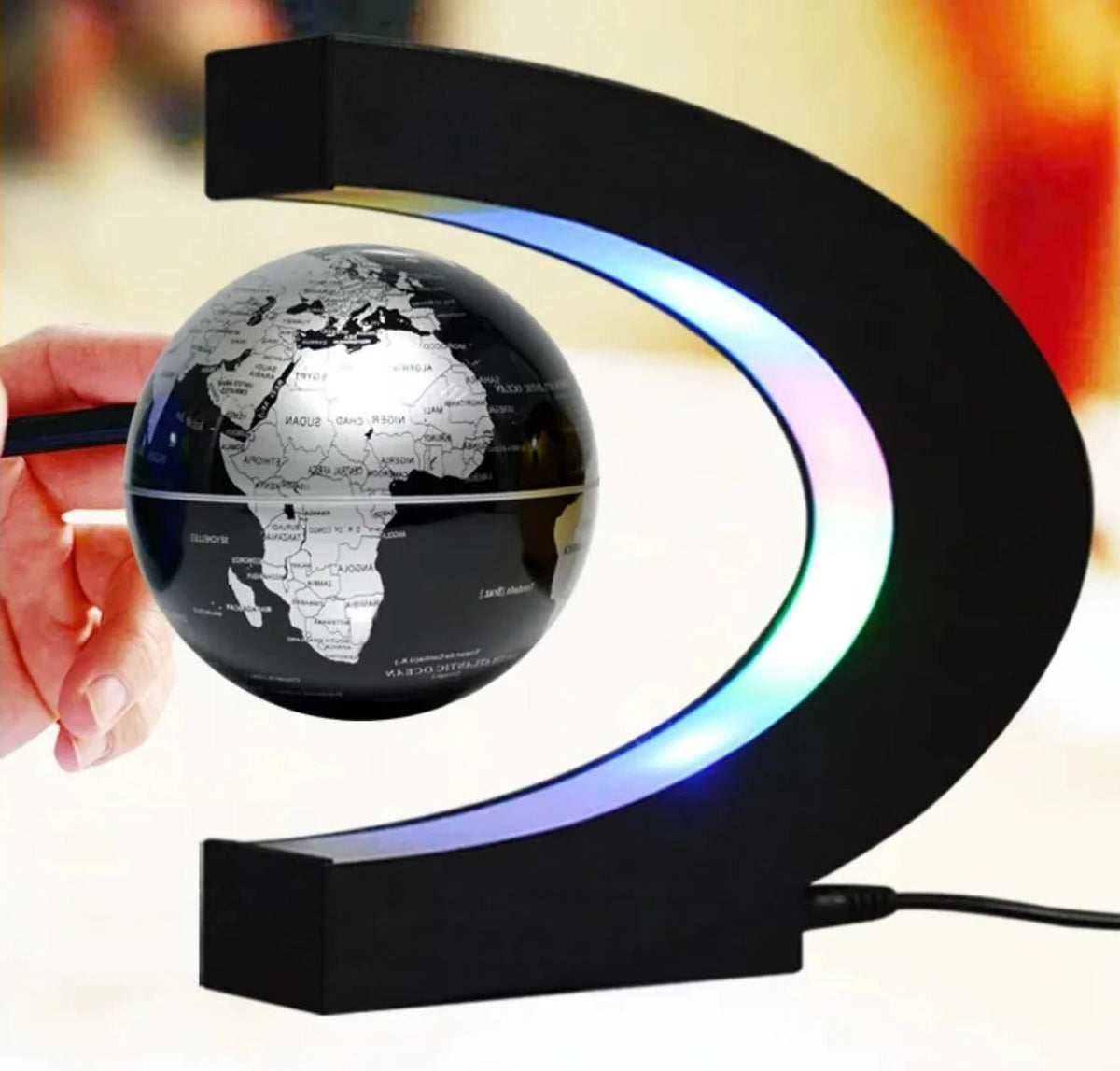 Floating Globe with Magnetic Levitation for Home or Office Use, 3 Inch