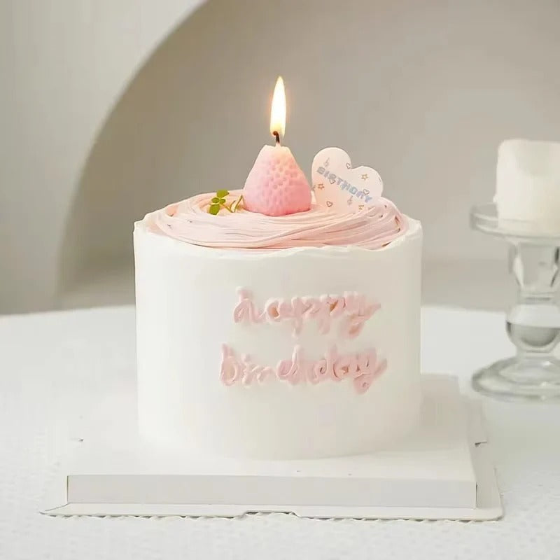 Soy Wax Candle in Strawberry Scent for Home Decoration and Gifts