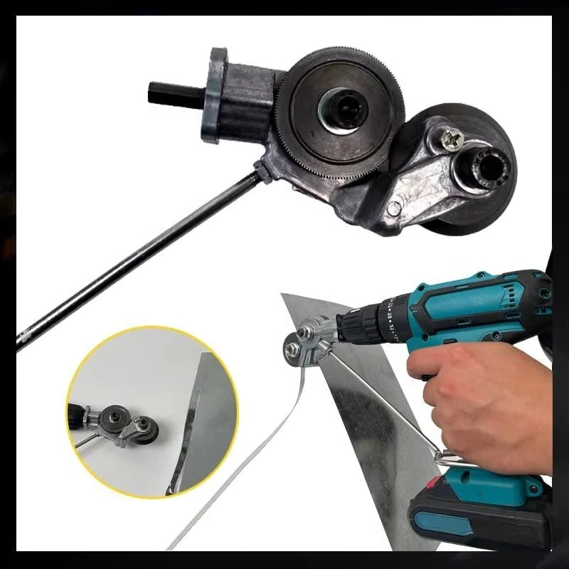 Drill Attachment for Metal Plate Cutting – Precision Nibbling Tool