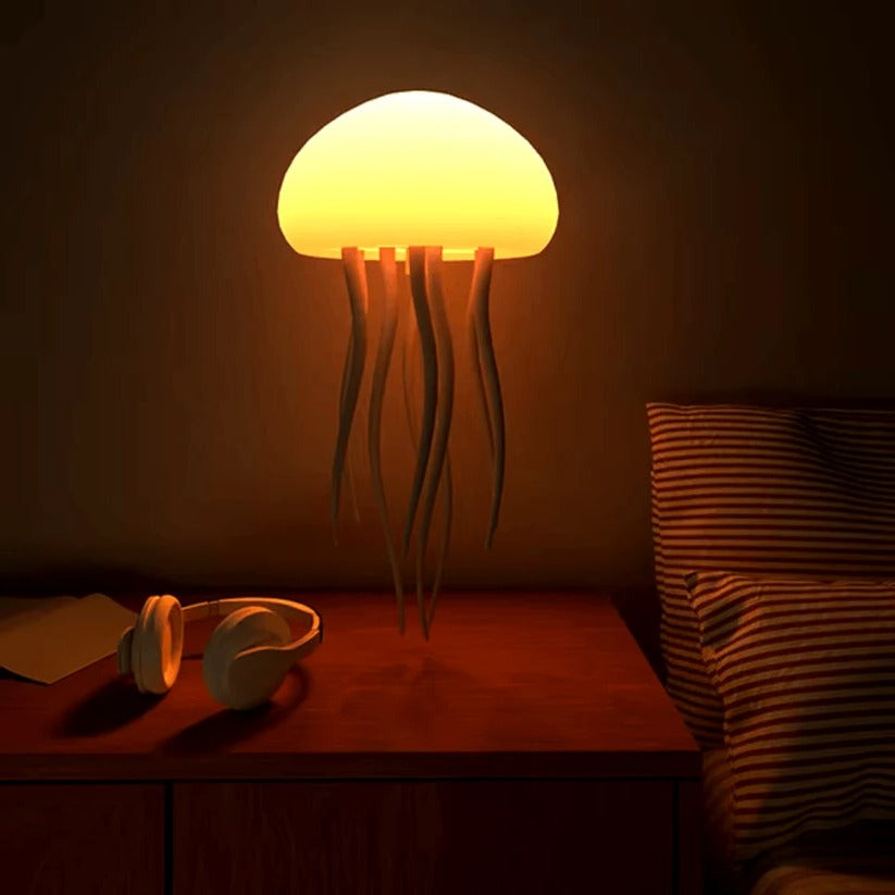 Voice-Activated LED Jellyfish Lamp with Color-Change Feature