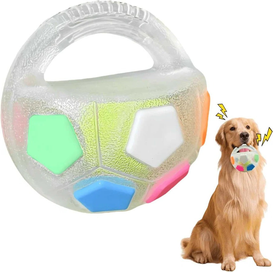 Durable Rubber Chew Toy Shaped Like a Football in Bottle Style
