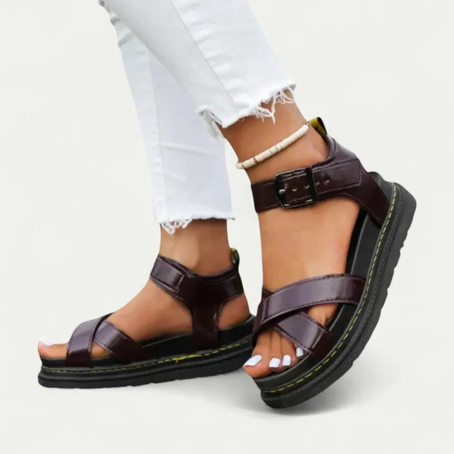 Adjustable Strap Chunky Platform Sandals for Women