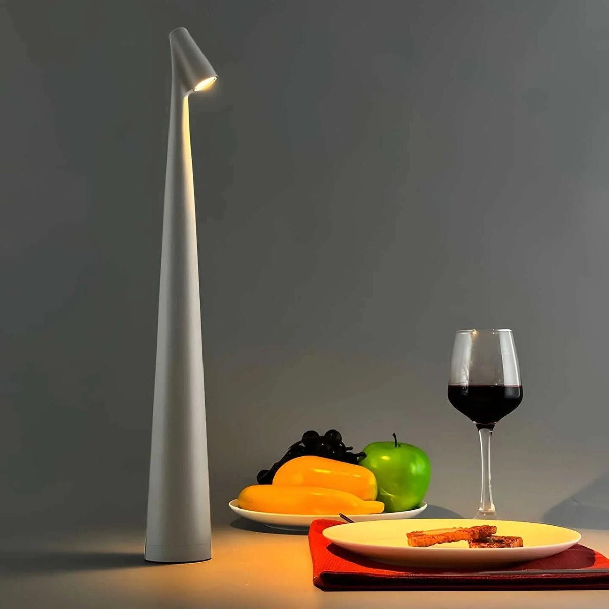 USB Charging Aluminum Desk Lamp – Cordless with 3 Brightness Levels