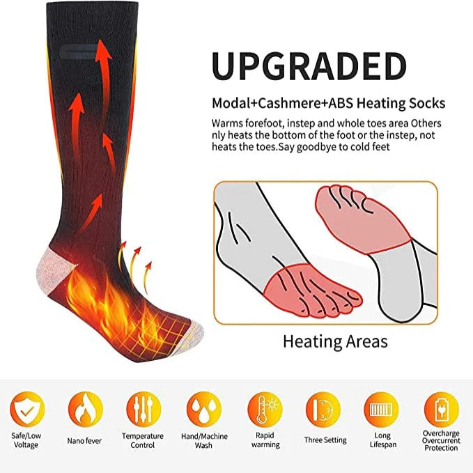 Warm Electric Socks for Chilly Conditions