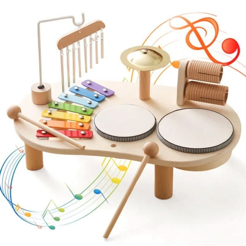 Enchanting Wooden Music Toy Collection for Young Explorers