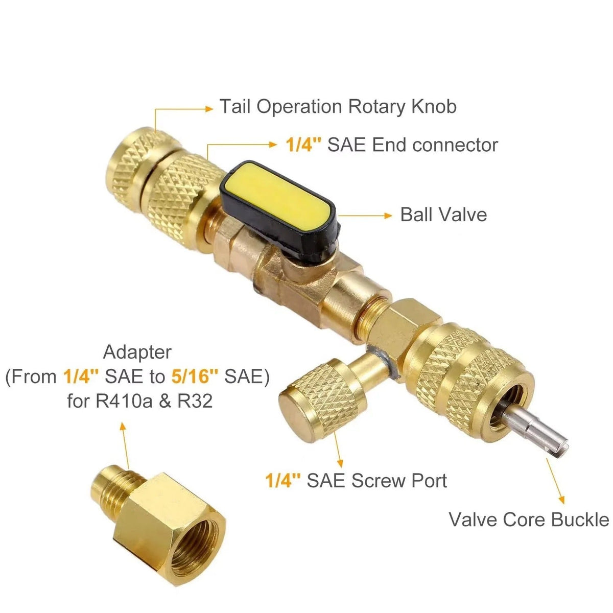 Tool for Installing and Removing HVAC Valve Cores