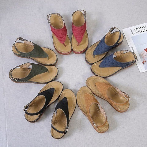 Women's Sandals with Arch Support and Cushioned Footbed for Comfort