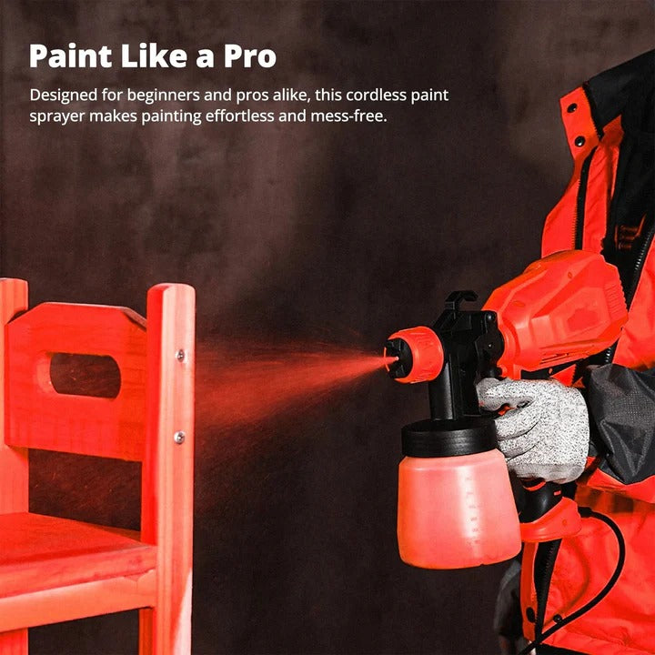 Adjustable Spray Pattern Cordless Electric Paint Sprayer