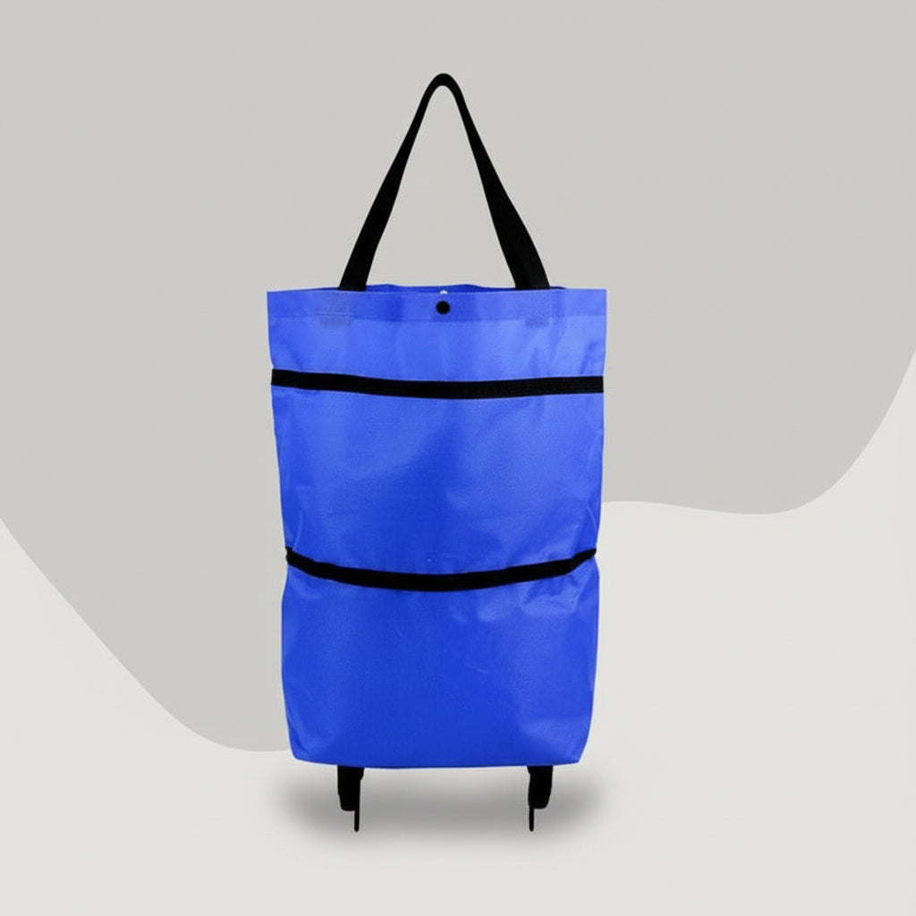 Rolling Wheels Shopping Cart Bag – Collapsible Design