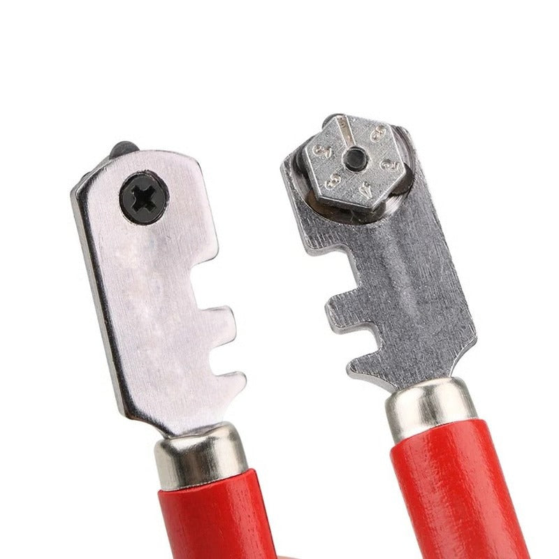 Weighted Glass and Tile Scorer with Side Notch and Diamond Tip